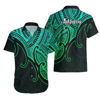Aotearoa Maori Koru Hawaiian Shirt Polynesian Pacific Tribal - Green LT9 - Polynesian Pride