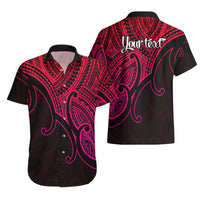 Custom Aotearoa Maori Koru Hawaiian Shirt Polynesian Pacific Tribal - Pink LT9 - Polynesian Pride