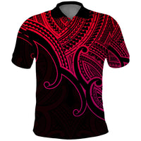 Custom Aotearoa New Zealand Polo Shirt Maori Koru Polynesian Pacific Tribal Pink LT9 Pink - Polynesian Pride