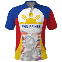 Philippines Flag Day Polo Shirt Filipino Feather Pattern