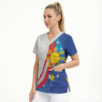 Philippines Flag Day Scrub Top Filipino Pride Shines Bright On Flag Day