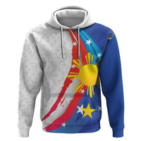 Philippines Flag Day Zip Hoodie Filipino Pride Shines Bright On Flag Day LT9 Pullover Hoodie White - Polynesian Pride