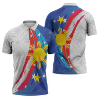 Philippines Flag Day Zipper Polo Shirt Filipino Pride Shines Bright On Flag Day LT9 - Polynesian Pride