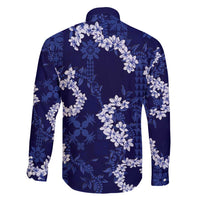 Mokihana Maile and Ilima Leis Family Matching Mermaid Dress and Hawaiian Shirt Uliuli Hawaiian Tapa Quilt Pattern - Polynesian Pride