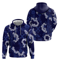 Mokihana Maile and Ilima Leis Hoodie Uliuli Hawaiian Tapa Quilt Pattern LT9 - Polynesian Pride