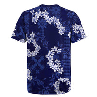 Mokihana Maile and Ilima Leis Rugby Jersey Uliuli Hawaiian Tapa Quilt Pattern LT9 - Polynesian Pride