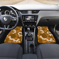 Mokihana Maile and Ilima Leis Car Mats Alani Hawaiian Tapa Quilt Pattern - Polynesian Pride