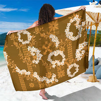 Mokihana Maile and Ilima Leis Sarong Alani Hawaiian Tapa Quilt Pattern - Polynesian Pride