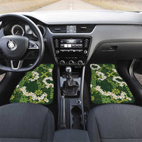 Mokihana Maile and Ilima Leis Car Mats Omaʻomaʻo Hawaiian Tapa Quilt Pattern - Polynesian Pride