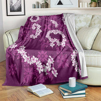 Mokihana Maile and Ilima Leis Blanket Akala Hawaiian Tapa Quilt Pattern - Polynesian Pride