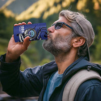 Personalized FSM 1986 Independence Day 4 in 1 Can Cooler Tumbler Polynesian Shark Tattoo Style