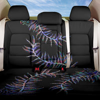 New Zealand Back Car Seat Cover Aotearoa Silver Fern Mixed Papua Shell Purple Vibe
