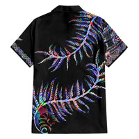 New Zealand Hawaiian Shirt Aotearoa Silver Fern Mixed Papua Shell Purple Vibe LT9 - Polynesian Pride