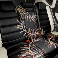 New Zealand Back Car Seat Cover Aotearoa Silver Fern Mixed Papua Shell Red Vibe