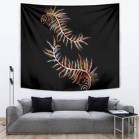 New Zealand Tapestry Aotearoa Silver Fern Mixed Papua Shell Red Vibe LT9 - Polynesian Pride