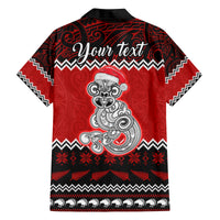 Personalised New Zealand Christmas Family Matching Puletasi Dress and Hawaiian Shirt Maori Tiki Meri Kirihimete LT9 - Polynesian Pride