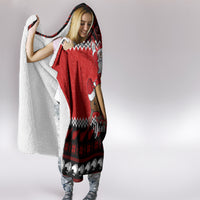 Personalised New Zealand Christmas Hooded Blanket Kiwi Santa Claus Maori Meri Kirihimete LT9 - Polynesian Pride