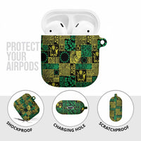 Cook Islands Mere Kiritimiti AirPods Case Pacific Patchwork Xmas Vibes LT9 - Polynesian Pride