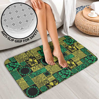 Cook Islands Mere Kiritimiti Bathroom Set Pacific Patchwork Xmas Vibes - Polynesian Pride