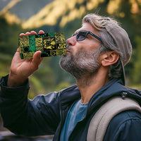 Cook Islands Mere Kiritimiti 4 in 1 Can Cooler Tumbler Pacific Patchwork Xmas Vibes - Polynesian Pride