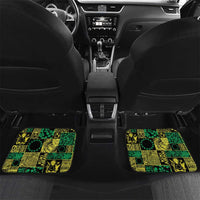 Cook Islands Mere Kiritimiti Car Mats Pacific Patchwork Xmas Vibes - Polynesian Pride