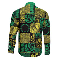 Cook Islands Mere Kiritimiti Family Matching Puletasi and Hawaiian Shirt Pacific Patchwork Xmas Vibes LT9 - Polynesian Pride