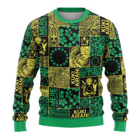 Cook Islands Mere Kiritimiti Ugly Christmas Sweater Pacific Patchwork Xmas Vibes - Polynesian Pride