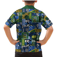 Solomon Islands Meri Kirihimete Family Matching Mermaid Dress and Hawaiian Shirt Pacific Patchwork Xmas Vibes - Polynesian Pride