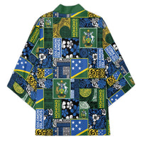 Solomon Islands Meri Kirihimete Kimono Pacific Patchwork Xmas Vibes - Polynesian Pride