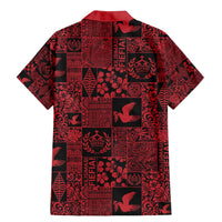 Black Tonga Kilisimasi Fiefia Family Matching Mermaid Dress and Hawaiian Shirt Pacific Patchwork Xmas Vibes - Polynesian Pride