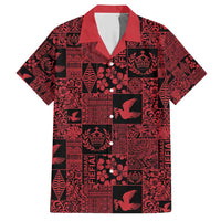 Black Tonga Kilisimasi Fiefia Hawaiian Shirt Pacific Patchwork Xmas Vibes - Polynesian Pride