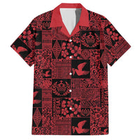 Black Tonga Kilisimasi Fiefia Hawaiian Shirt Pacific Patchwork Xmas Vibes - Polynesian Pride