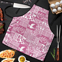 Pink Tonga Kilisimasi Fiefia Apron Pacific Patchwork Xmas Vibes - Polynesian Pride