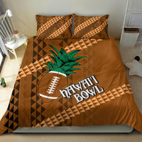 Custom Hawaii Honolulu Bowl Bedding Set With Kakau Tribal Pattern LT9 - Polynesian Pride