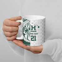 Polynesian Hawaii Volleyball Custom Ceramic Mug Kakau with Sport Style LT9 - Polynesian Pride