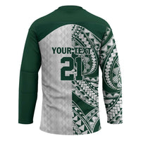 Polynesian Hawaii Volleyball Custom Hockey Jersey Kakau with Sport Style LT9 - Polynesian Pride