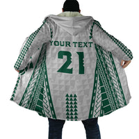 Polynesian Hawaii Volleyball Custom Cloak White Kakau with Map Motif LT9 - Polynesian Pride