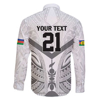 New Caledonia Football Custom Family Matching Long Sleeve Bodycon Dress and Hawaiian Shirt Go Champions Les Cagous