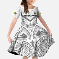 New Caledonia Football Custom Family Matching Tank Maxi Dress and Hawaiian Shirt Go Champions Les Cagous