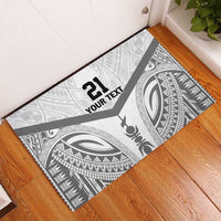 New Caledonia Football Custom Rubber Doormat Go Champions Les Cagous LT9 - Polynesian Pride
