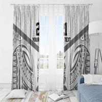 New Caledonia Football Custom Window Curtain Go Champions Les Cagous