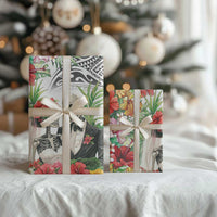 Skeleton Love for Valentine’s Day Wrapping Paper Polynesian Tribal Love Forever - Polynesian Pride