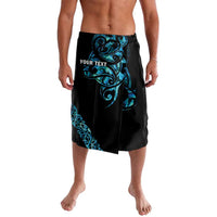 All Black Maori Tribal Tattoo Personalised Lavalava Polynesian Style