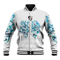 Queensland Maori Kiwi Personalised Baseball Jacket Ma Kakariki Papua Shell Maori Tribal Tattoo