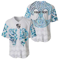 Queensland Maori Kiwi Personalised Baseball Jersey Ma Kakariki Papua Shell Maori Tribal Tattoo