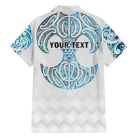 Queensland Maori Kiwi Personalised Family Matching Summer Maxi Dress and Hawaiian Shirt Ma Kakariki Papua Shell Maori Tribal Tattoo