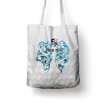 Queensland Maori Kiwi Personalised Tote Bag Ma Kakariki Papua Shell Maori Tribal Tattoo - Polynesian Pride