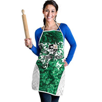 Queensland Maori Kiwi Personalised Apron Kikirangi Papua Shell Maori Tribal Tattoo LT9 - Polynesian Pride