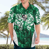 Queensland Maori Kiwi Personalised Hawaiian Shirt Kikirangi Papua Shell Maori Tribal Tattoo