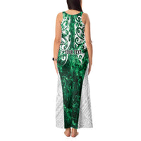 Queensland Maori Kiwi Personalised Tank Maxi Dress Kikirangi Papua Shell Maori Tribal Tattoo